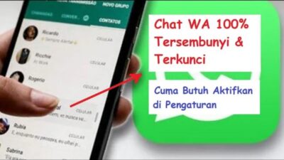 2 Cara Menyembunyikan Pesan Chat Whatsapp 1OO% Work